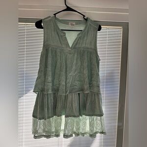 Max Studio Sleeveless Mint Blouse